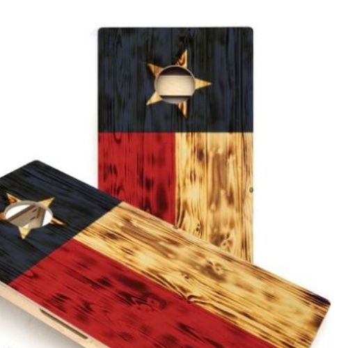 Texas Flag Cornhole Boards